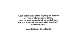 A Cross for a Duck Hunter