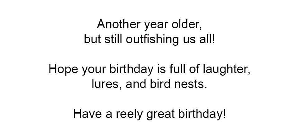 Born to Fish, Forced to Party