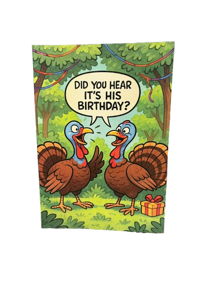 2 Cartoon Turkeys