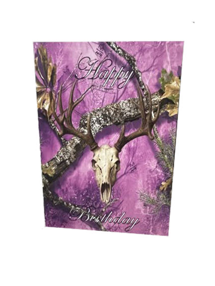 Realtree APX Purple Euro Skull