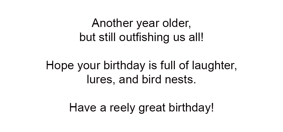 You're a Reel Catch Birthday Card