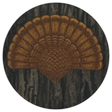 Realtree Gold Turkey Fan Sticker Sheet