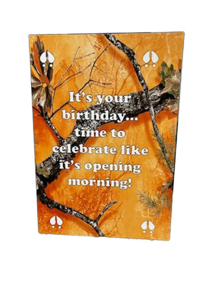 Opening Day Birthday Card